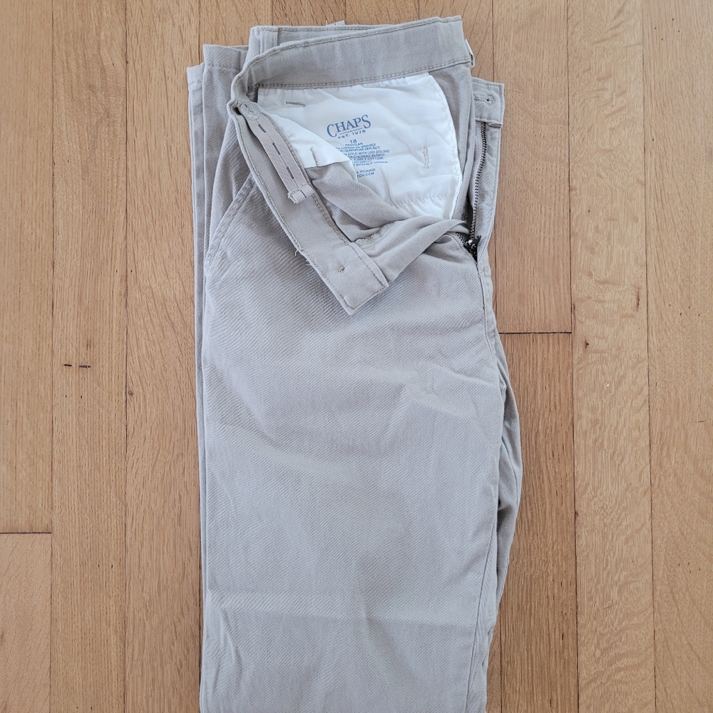 Chaps Khakis, Size 18